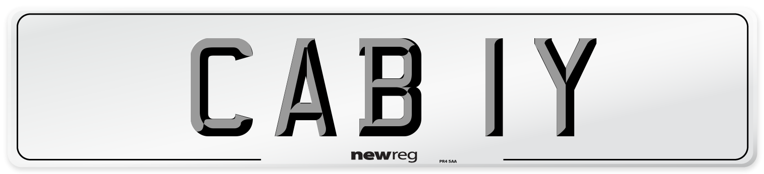 CAB 1Y Number Plate from New Reg